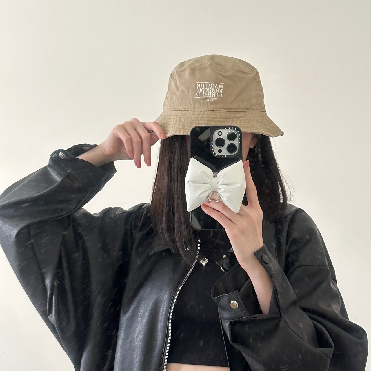 #現貨供應 MARITHE FRANCOIS GIRBAUD 經典LOGO漁夫帽