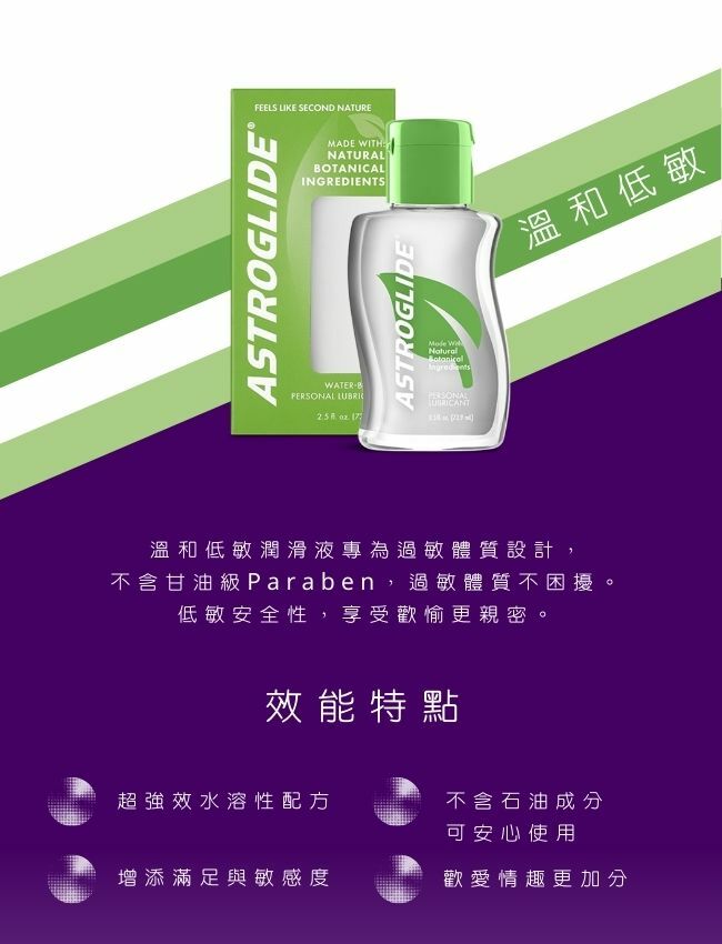 astroglide 無甘油水性潤滑液推薦