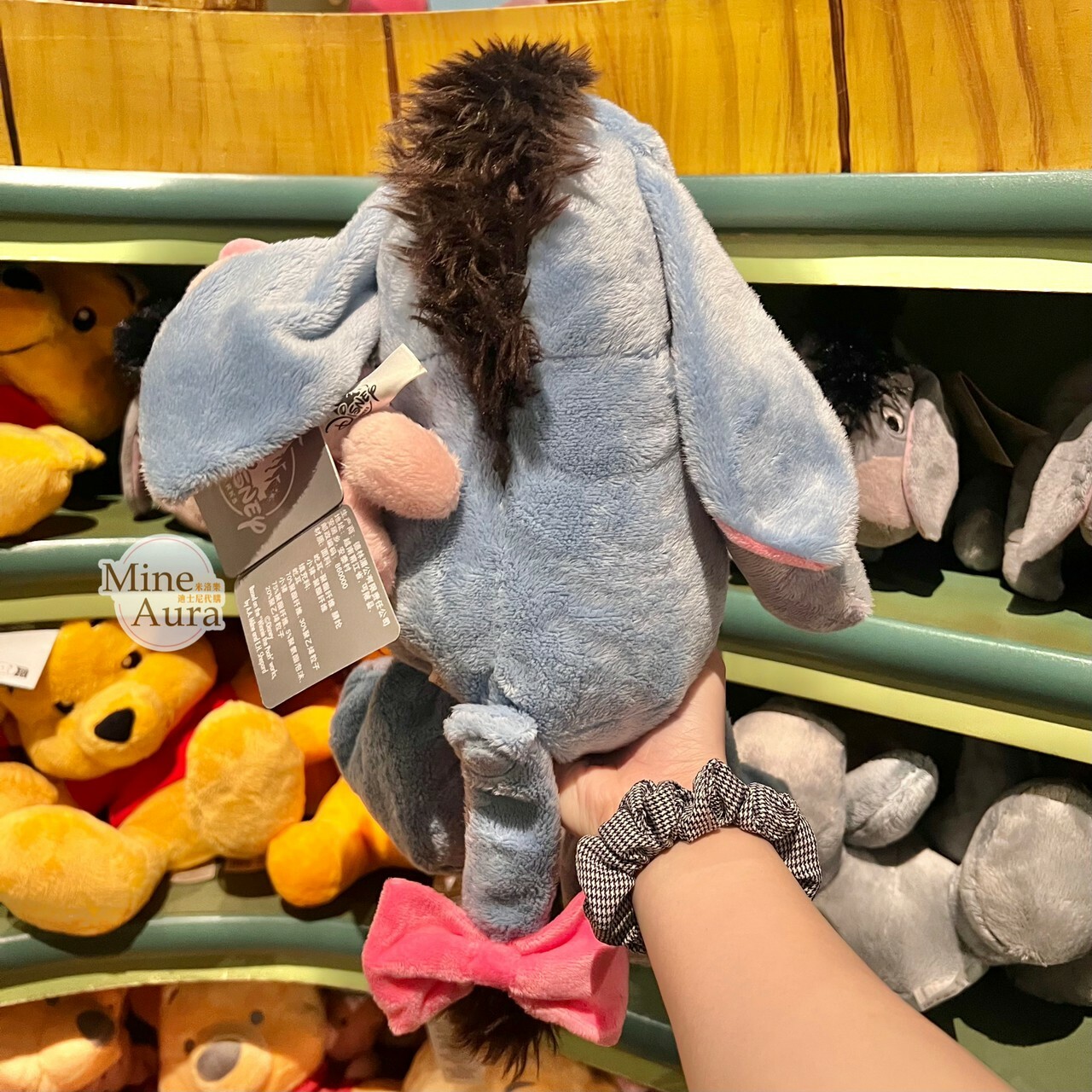 屹耳 Eeyore 背 小豬 皮傑 piglet 娃娃 玩偶 小熊維尼 Winnie the Pooh -香港迪士尼樂園