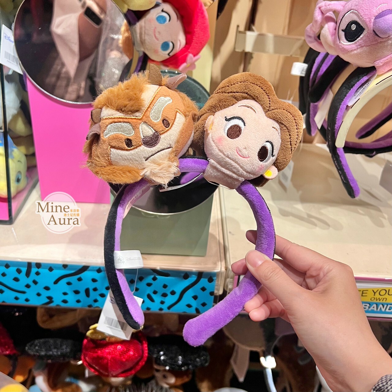 野獸 Beast 亞當王子 大頭絨毛 迷你公仔 娃娃 (搭配個人客製髮圈用) 美女與野獸 Beauty and the Beast -香港迪士尼樂園