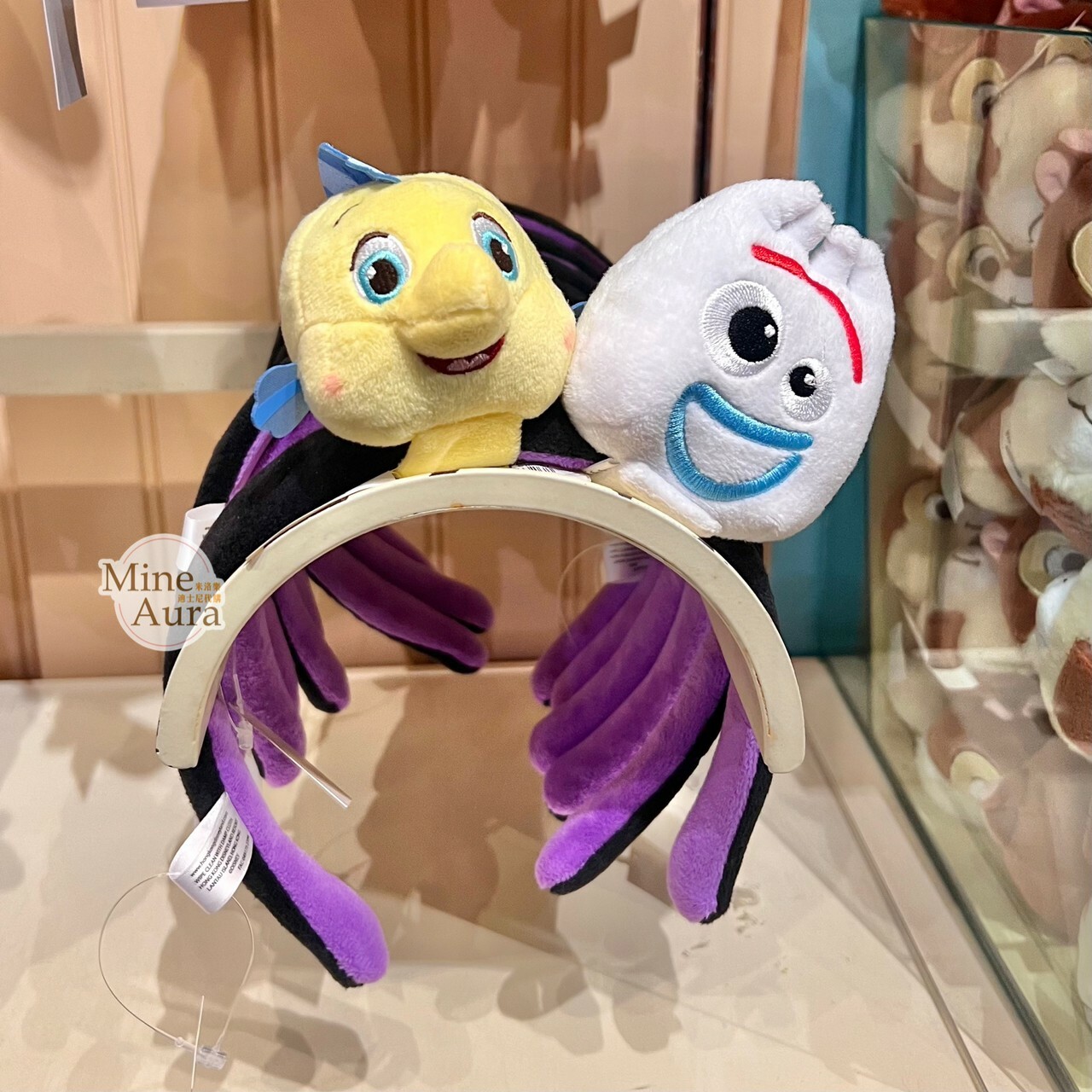 叉奇 Forky 大頭絨毛 迷你公仔 娃娃 (搭配個人客製髮圈用) 玩具總動員 Toy Story -香港迪士尼樂園