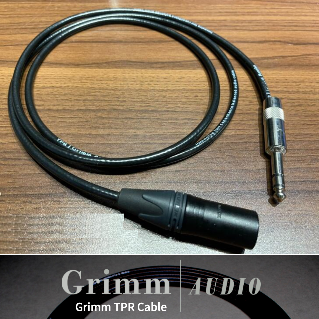 手工自製 荷蘭 Grimm Audio TPR XLR-TRS 高品質 監聽喇叭線