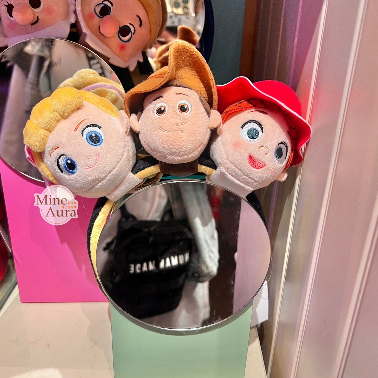 胡迪 Woody 大頭絨毛 迷你公仔 娃娃 (搭配個人客製髮圈用) 玩具總動員 Toy Story -香港迪士尼樂園