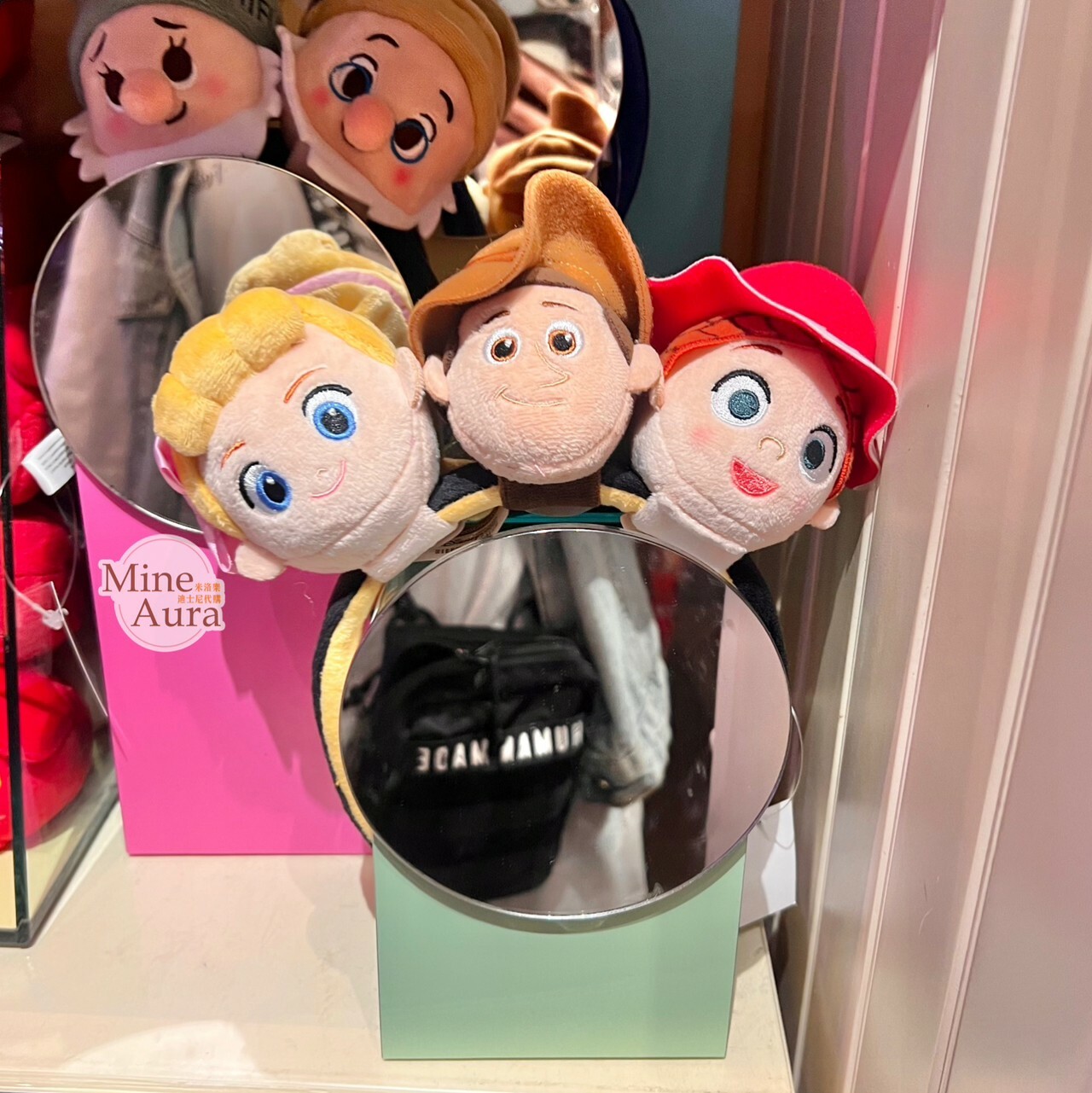 翠絲 Jessie 大頭絨毛 迷你公仔 娃娃 (搭配個人客製髮圈用) 玩具總動員 Toy Story -香港迪士尼樂園