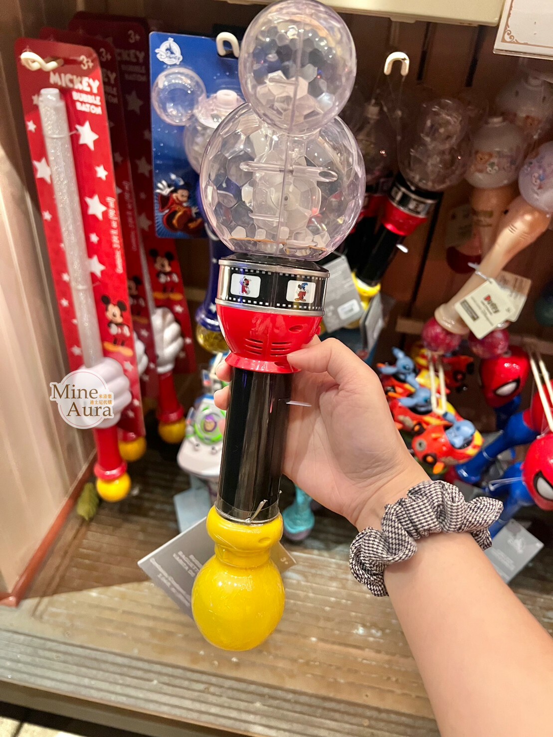 米奇 Mickey 黑紅配色 米奇頭造型 泡泡機 -香港迪士尼樂園