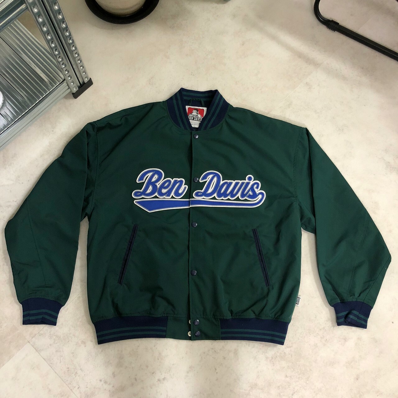 Ben Davis Ben's Team Jacket 緞面刺繡貼布棒球外套 G-2380001