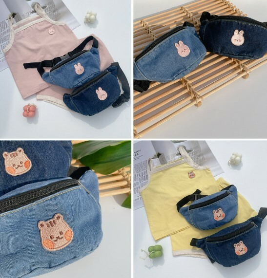 Dot to Dot 創意生活系列-復古牛仔智慧腰包