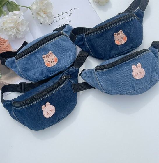 Dot to Dot 創意生活系列-復古牛仔智慧腰包