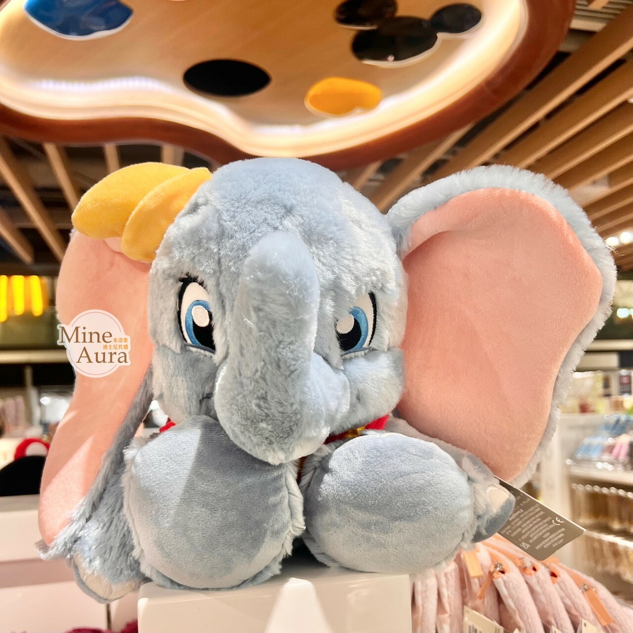 Q版 大眼 小飛象 Dumbo 娃娃 玩偶 -香港迪士尼樂園