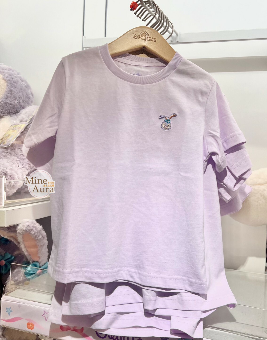 史黛拉露 星黛露 StellaLou 刺繡大頭 短T 上衣 兒童/成人 親子裝 -香港迪士尼樂園