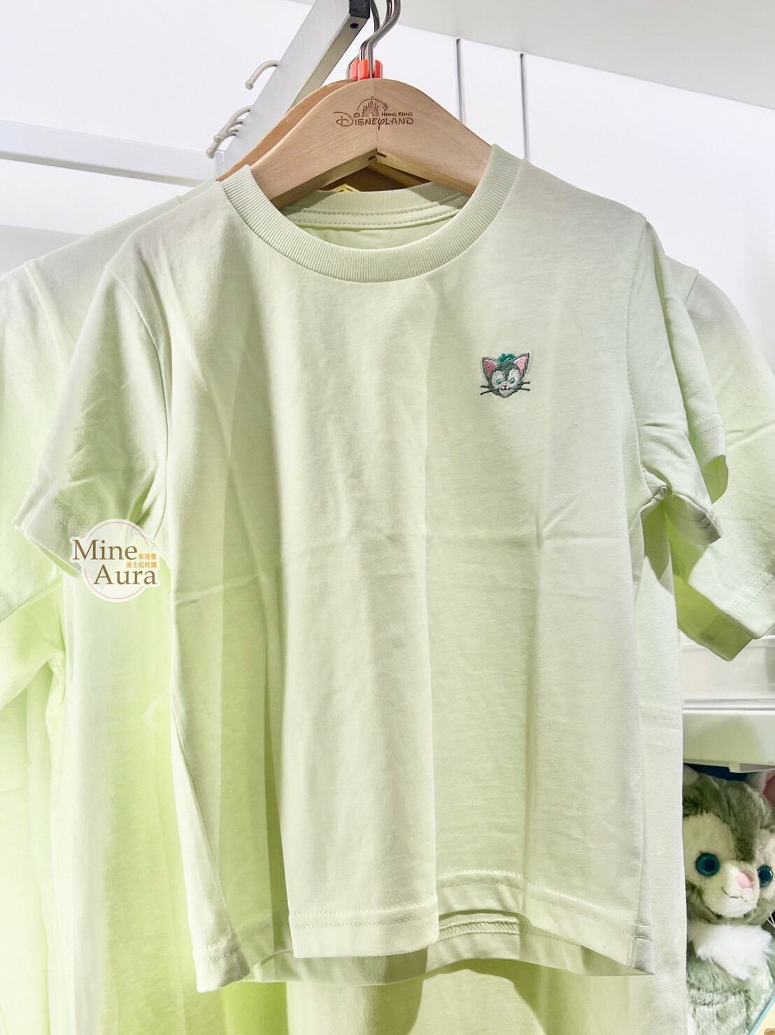 傑拉托尼 畫家貓 Gelatoni 刺繡大頭 短T 上衣 兒童/成人 親子裝 -香港迪士尼樂園