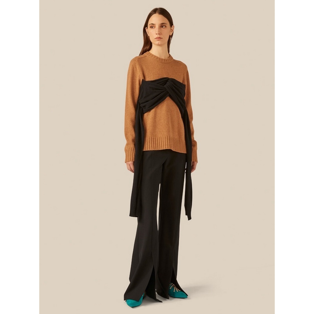 ERIKA CAVALLINI - 拼接造型毛衣