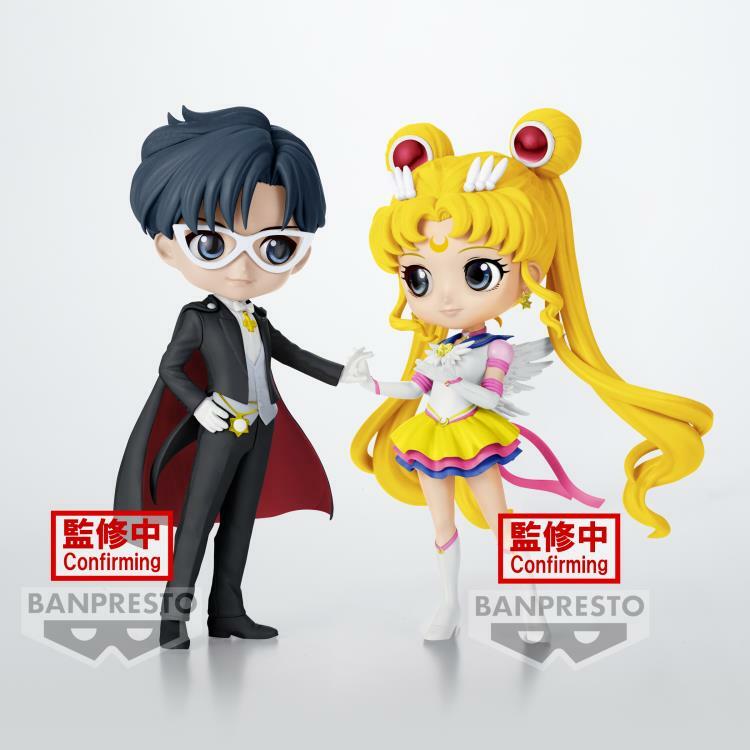 [特價] Banpresto [Qposket] 劇場版 美少女戰士Cosmos 月野兔+禮服幪面俠 十指緊扣版 (1套2隻)