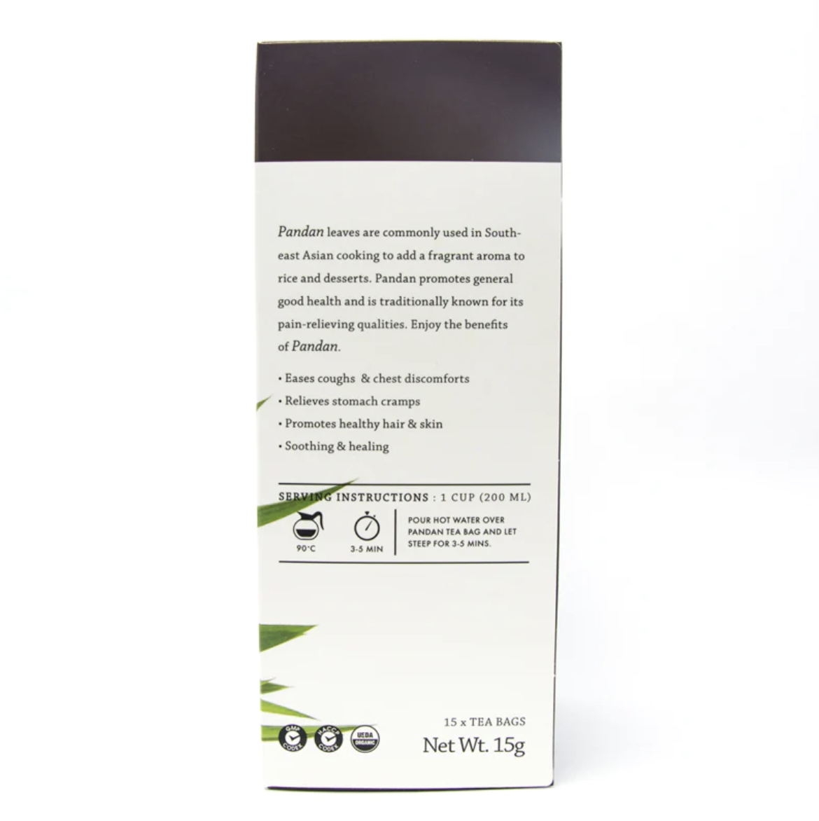 Spa Foods 有機斑蘭茶 [無糖]