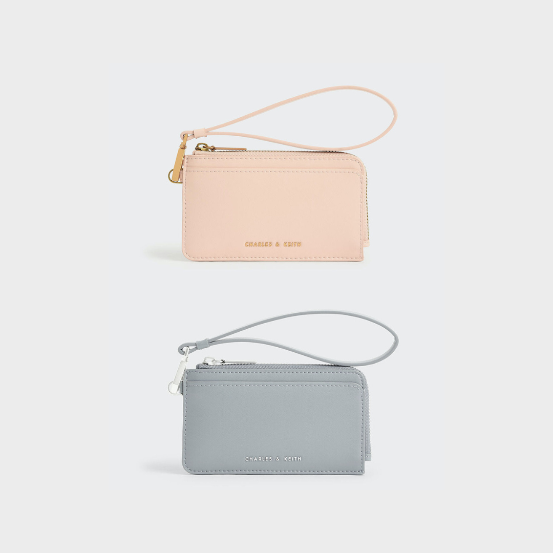 現貨｜2 色｜CHARLES & KEITH 拉鏈卡套散銀包 | CHARLES & KEITH Zip Cardholder