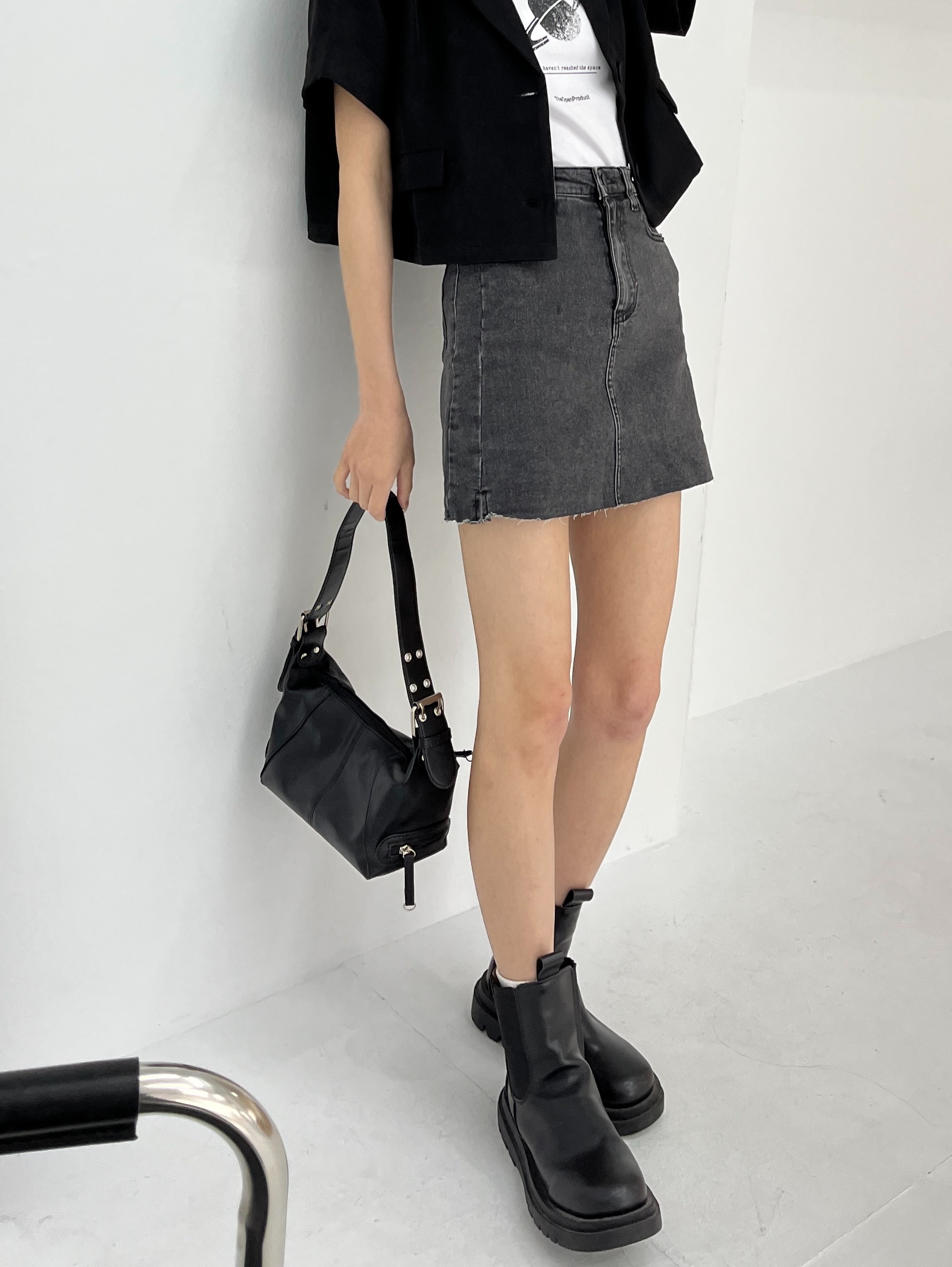 （現＋預）私心推♡ 超彈力牛仔褲裙