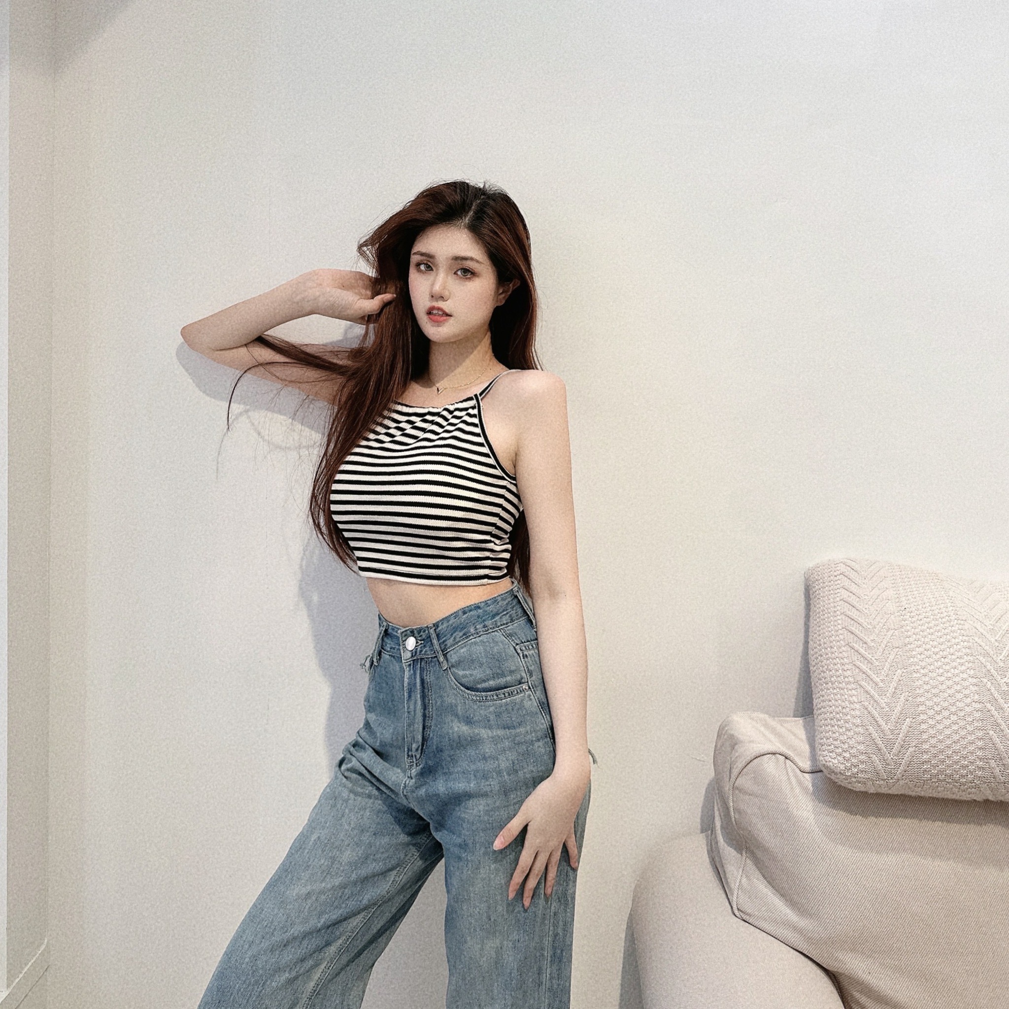 微辣繞頸美背綁BRATOP/四色