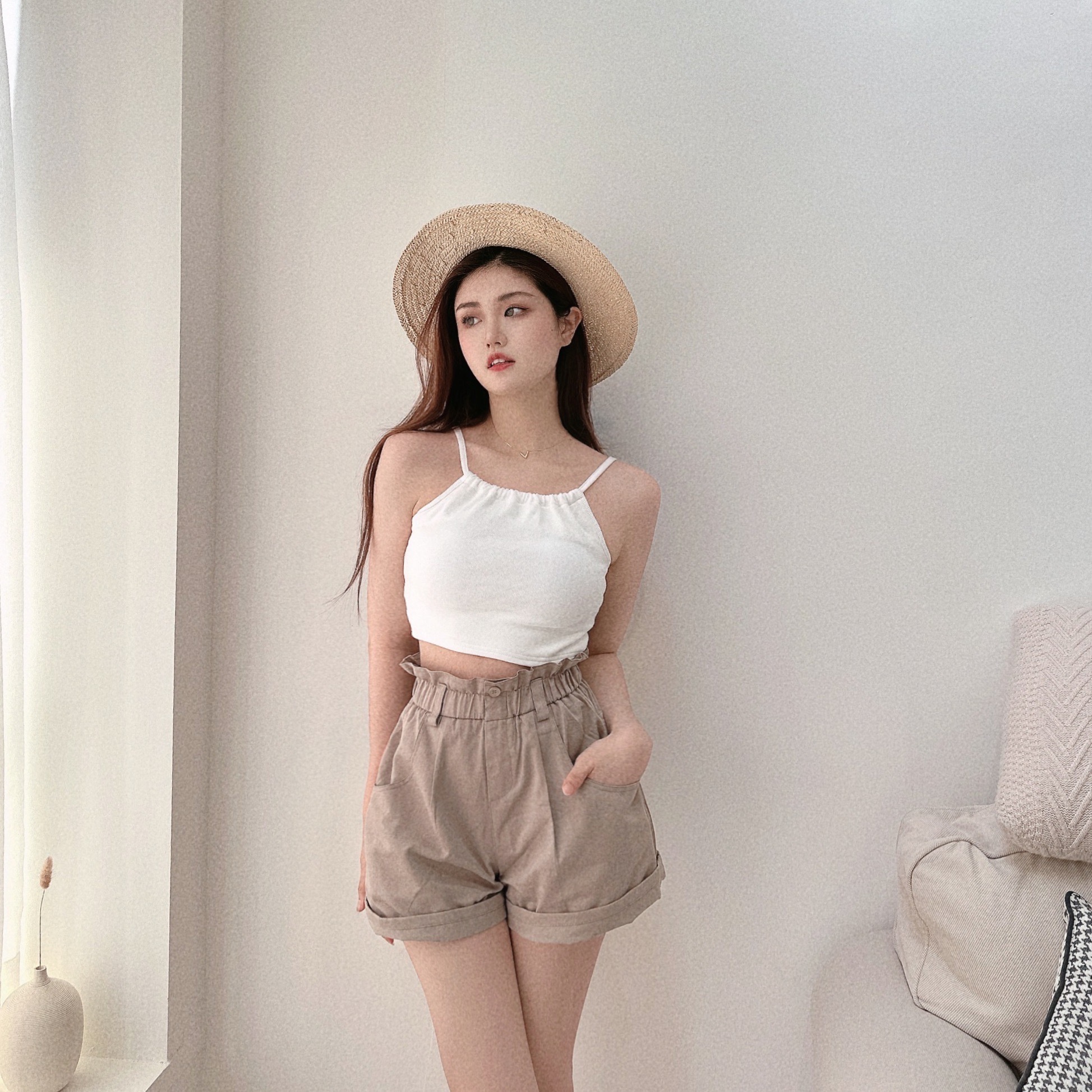 微辣繞頸美背綁BRATOP/四色