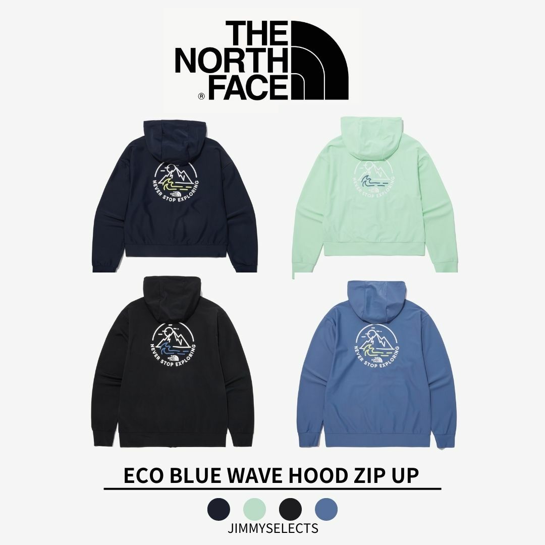 THE NORTH FACE ECO BLUE WAVE 男女 連帽 外套 NJ5JP15