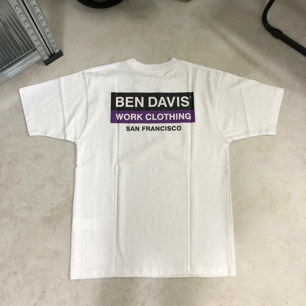 Ben Davis 品牌Logo印刷工作衣 短袖上衣 C-0580024