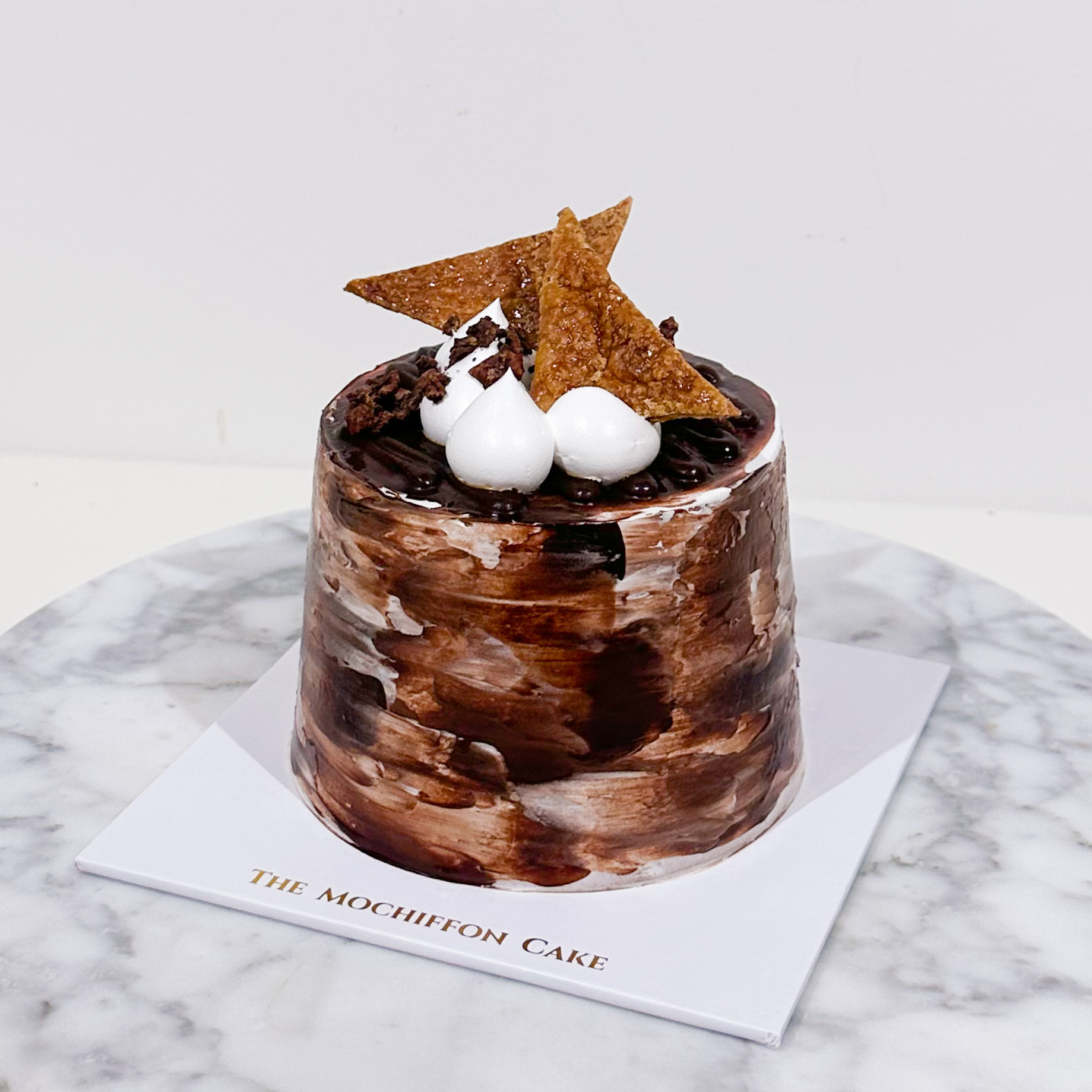 4 INCHES LAVA CHOCOLATE WITH SEA SALTED CARAMEL