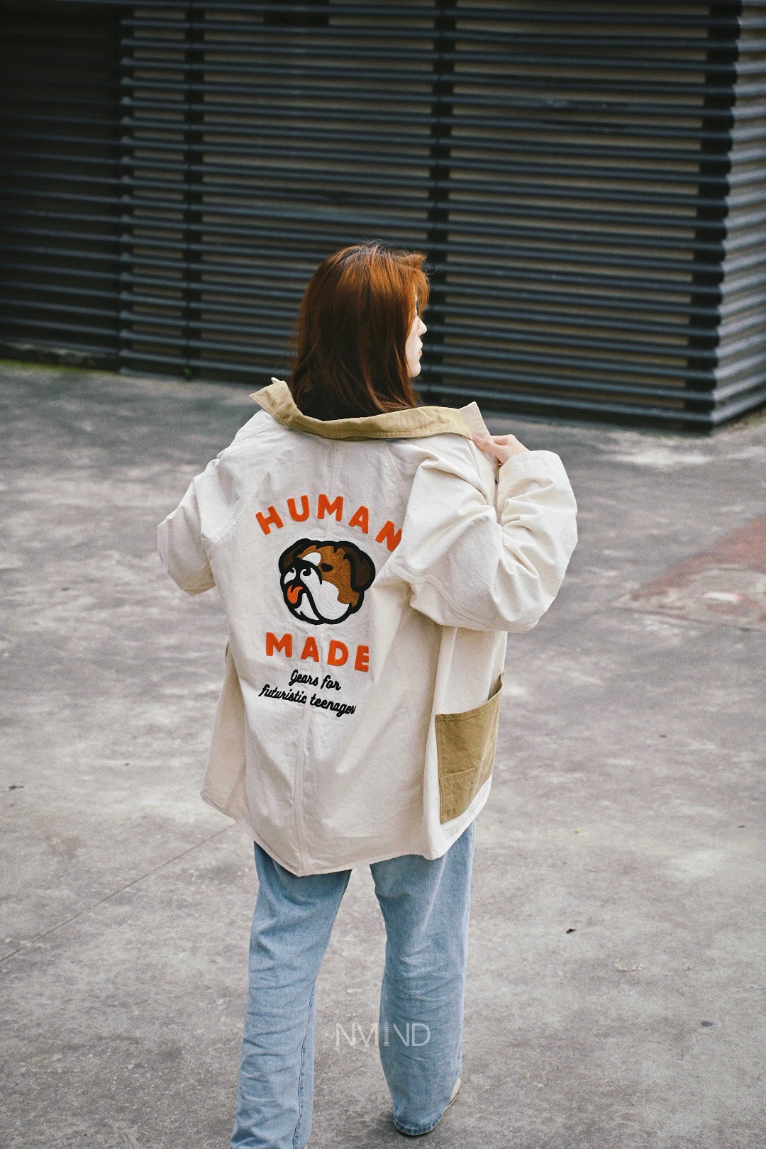 HUMAN MADE 拼接工作外套 米卡其