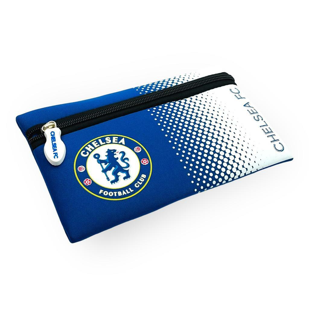 車路士藍色波點筆袋