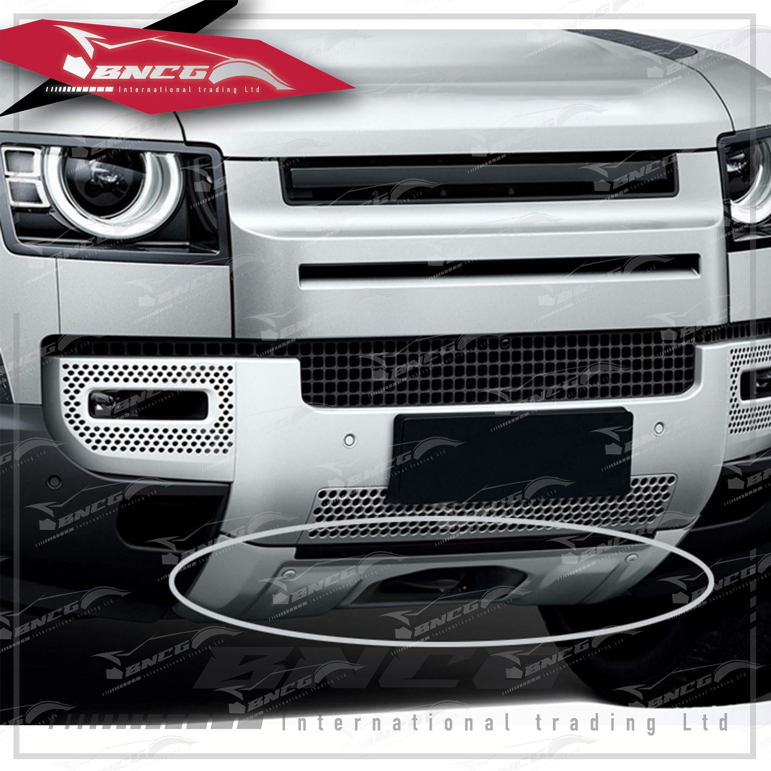 路虎 Land Rover Defender 20-23年式 外觀件 改裝 車底 鋁合金 前保桿 下護板