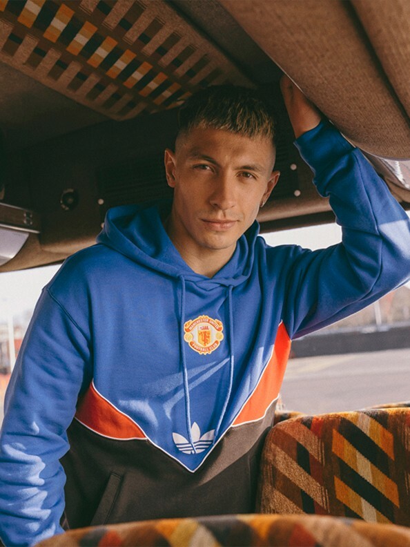 Manchester United x adidas Originals Hoodie - Blue