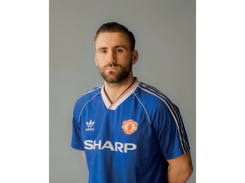 1988 Manchester United Originals Blue Third Retro Shirt