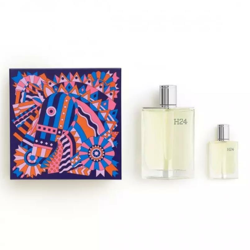 Hermes 愛馬仕 律動 H24 淡香水禮盒套裝 (EDT 100ml+12.5ml 噴式) (Barcode: 3346130413110)