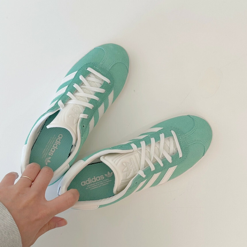 Adidas Originals Gazelle 湖水綠 綠色 白綠 白色 基本款 休閒鞋 國外限定 HP2865