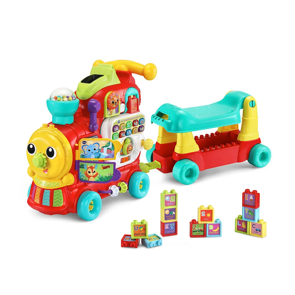 《 英國 Vtech 》 4合1多功能積木學習火車 - 2023 最新款