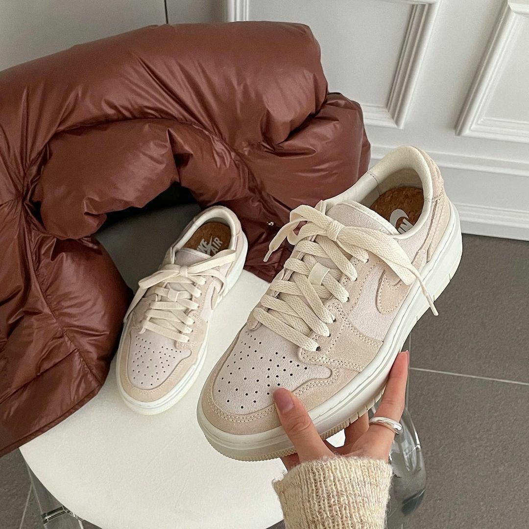 Nike Air Jordan 1 Elevate 燕麥奶茶 米灰 奶茶 麂皮 增高 厚底 DH7004-101