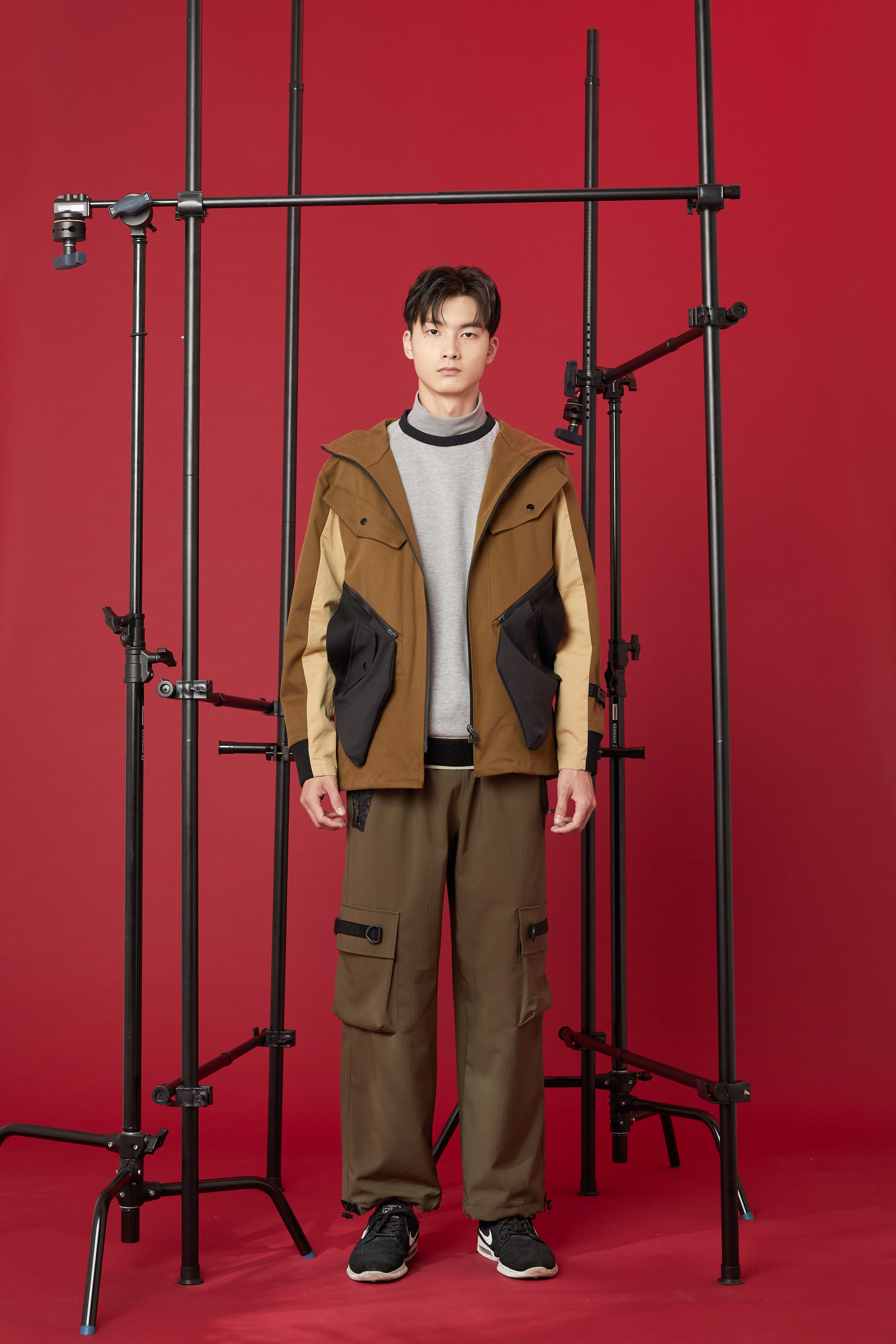 優惠組：多配置功能夾克 - 橄欖綠 +「肺結合」機能背心包