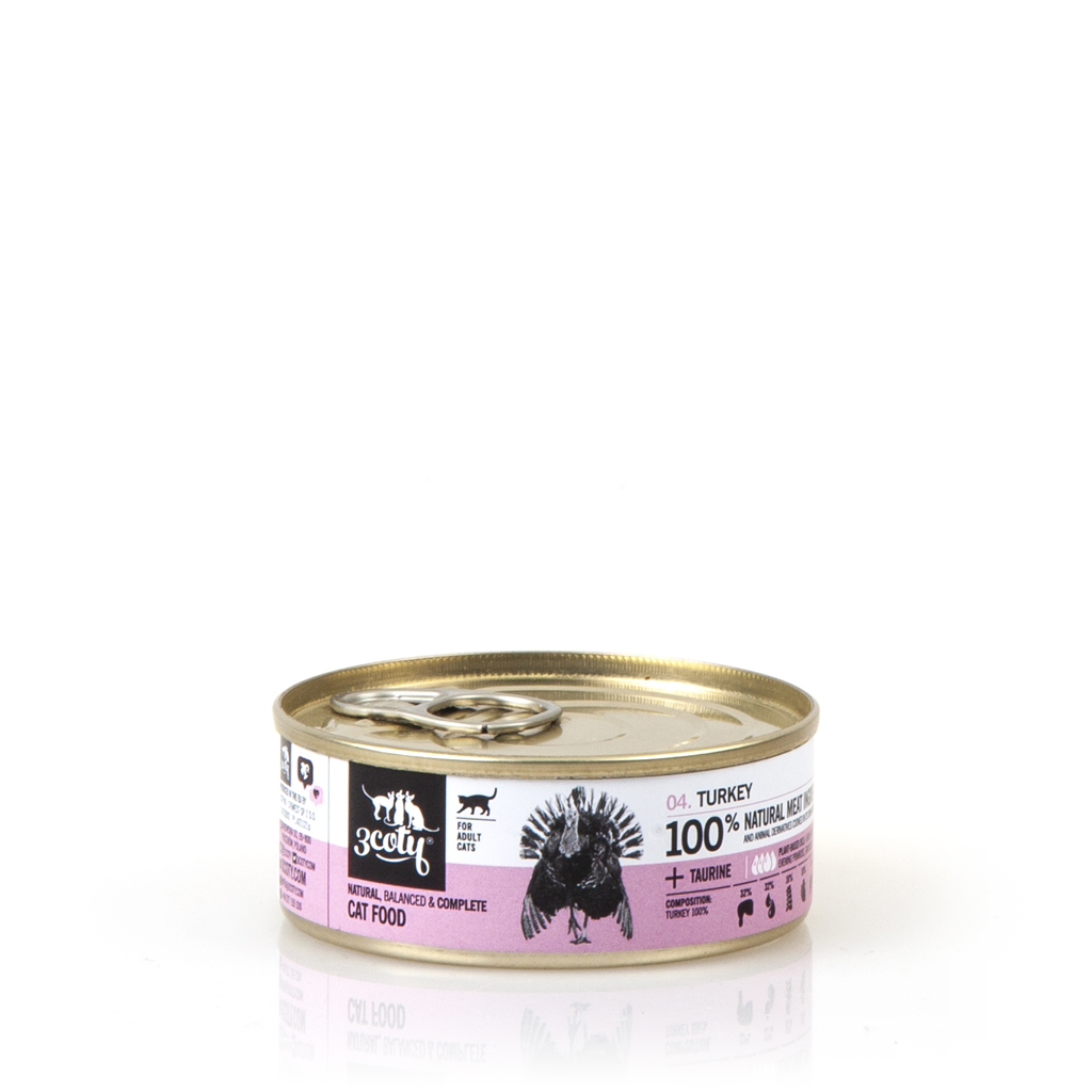 3coty 火雞肉醬主食罐 (80g)