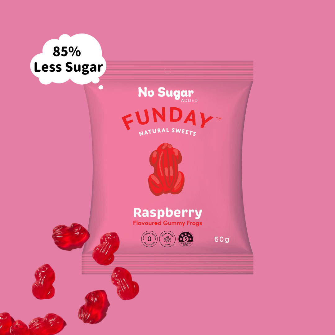 Funday 天然無添加糖覆盆子軟糖50g