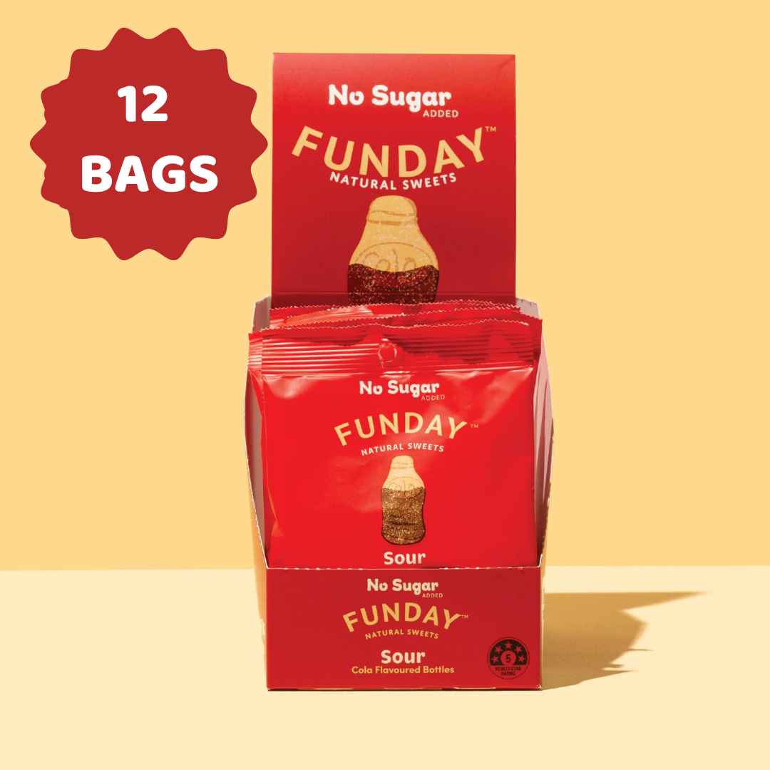 清貨優惠 Funday 天然無添加糖酸可樂梳打糖50g x3包