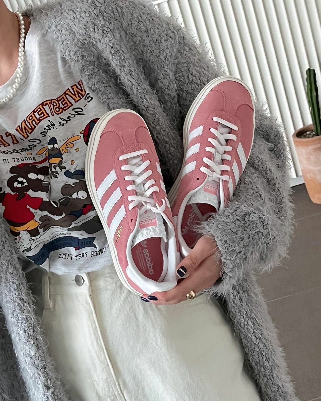 Adidas Originals Gazelle Bold 乾燥玫瑰 玫瑰粉 LISA同款 粉色 結構 厚底 增高 IG9653