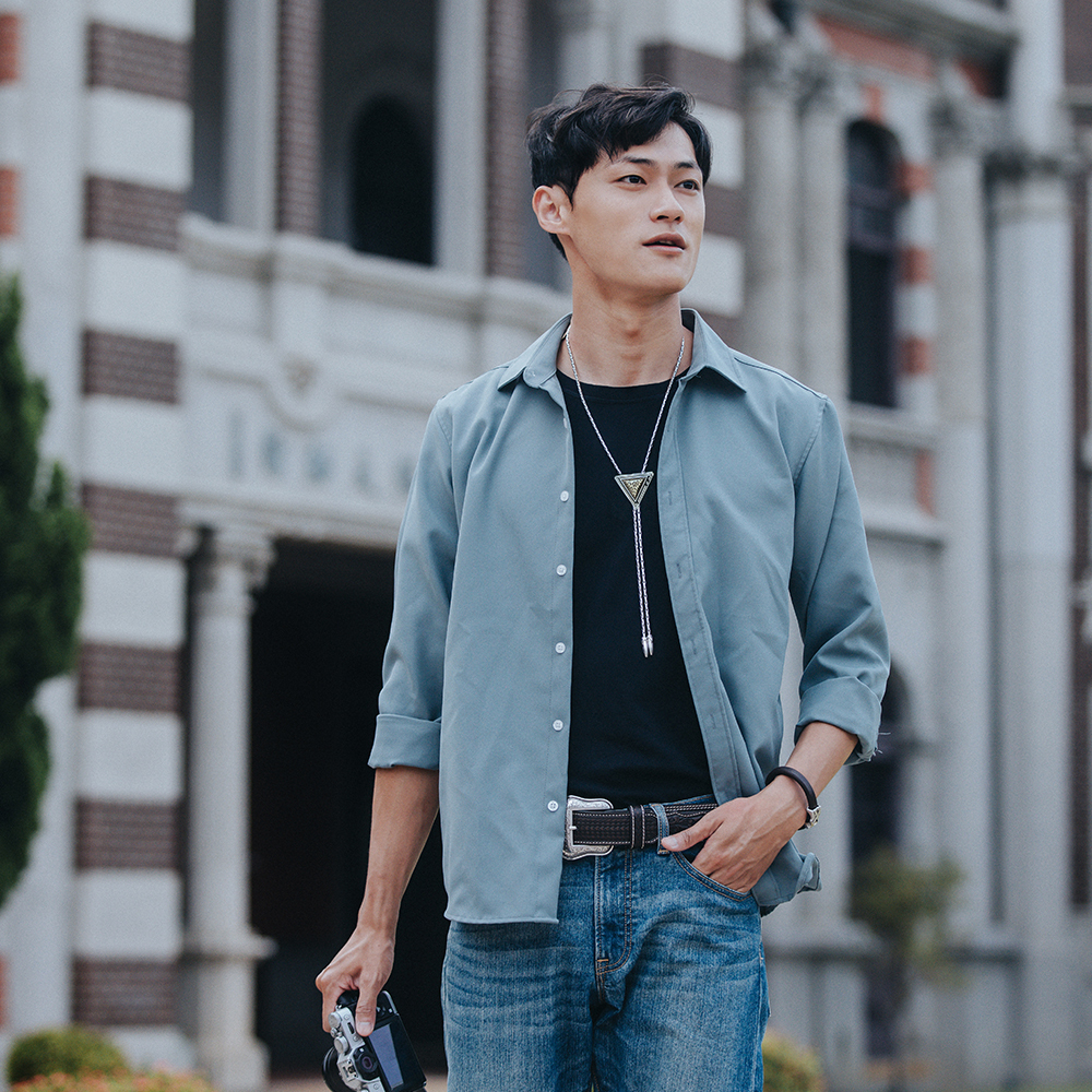 狂潮-豹紋 金屬繩款 保羅領帶/BoloTie/美式領帶－快速出貨