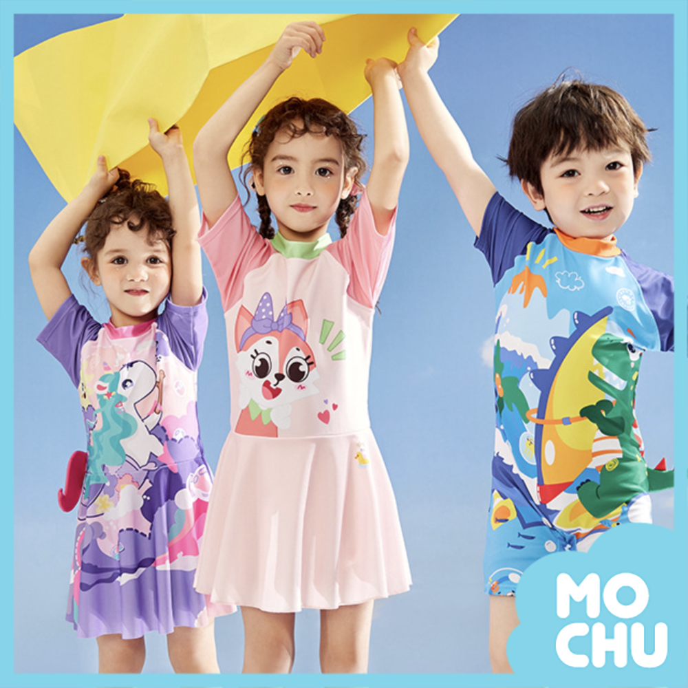 衝浪恐龍連身泳裝