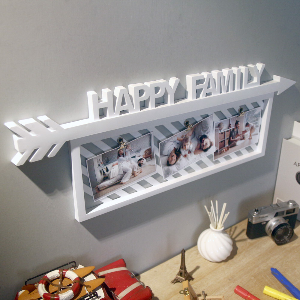 TROMSO北歐快樂家庭夾子相框組【H0305344】