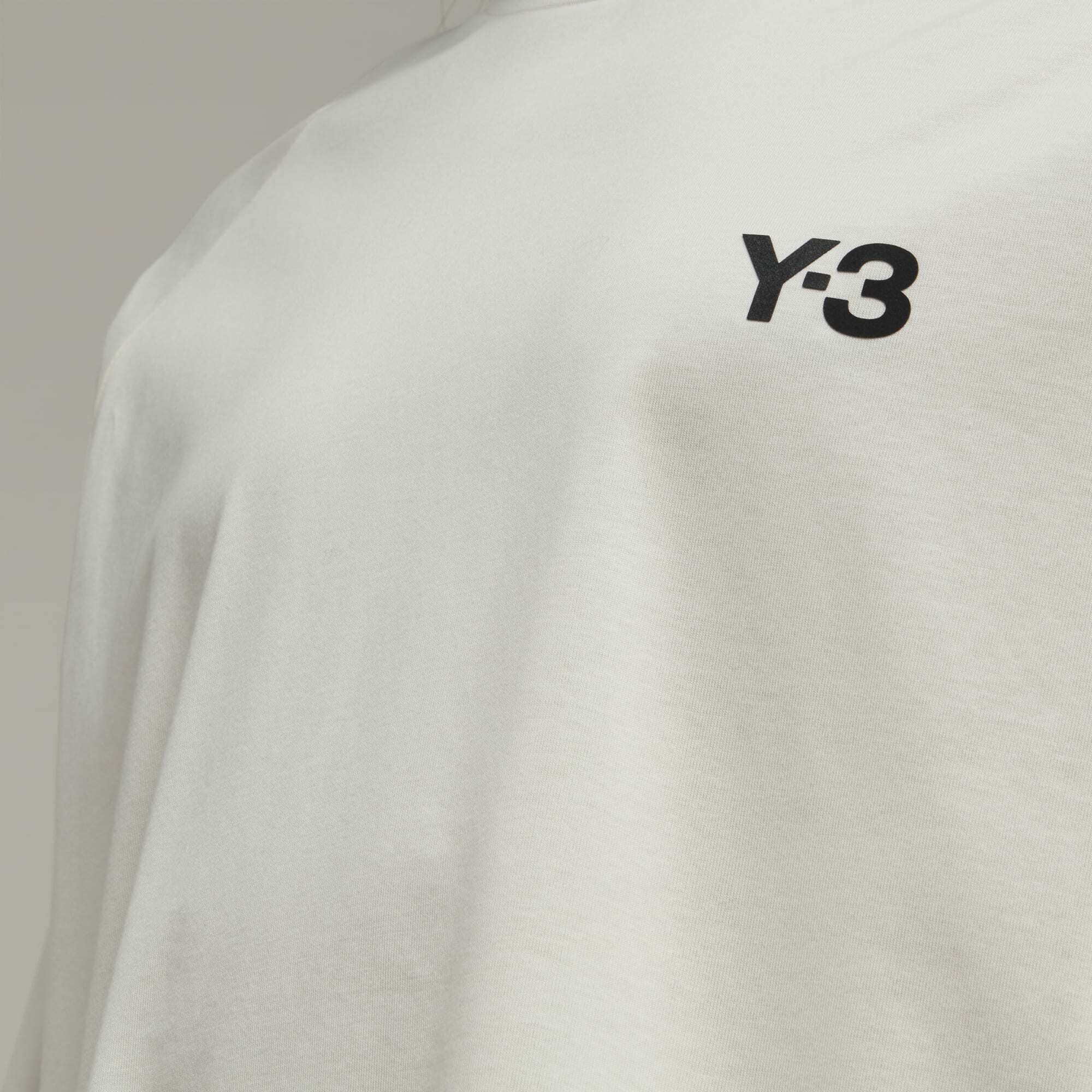 Y-3 3S LS TEE 三條紋長袖TEE - 白】