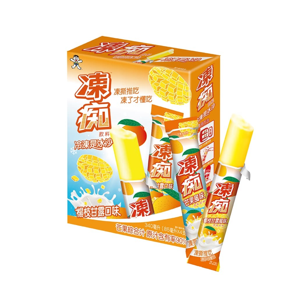 【期間限定】凍痴系列 飲料(楊枝甘露口味)85ml x4支 (楊枝甘露口味雪糕)