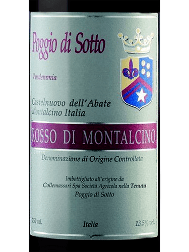Poggio di Sotto Rosso di Montalcino 2020