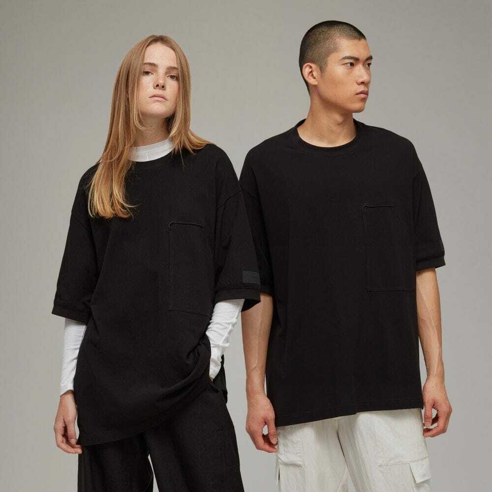 【 Y-3 WRKWR TEE 造型口袋TEE - 黑 】