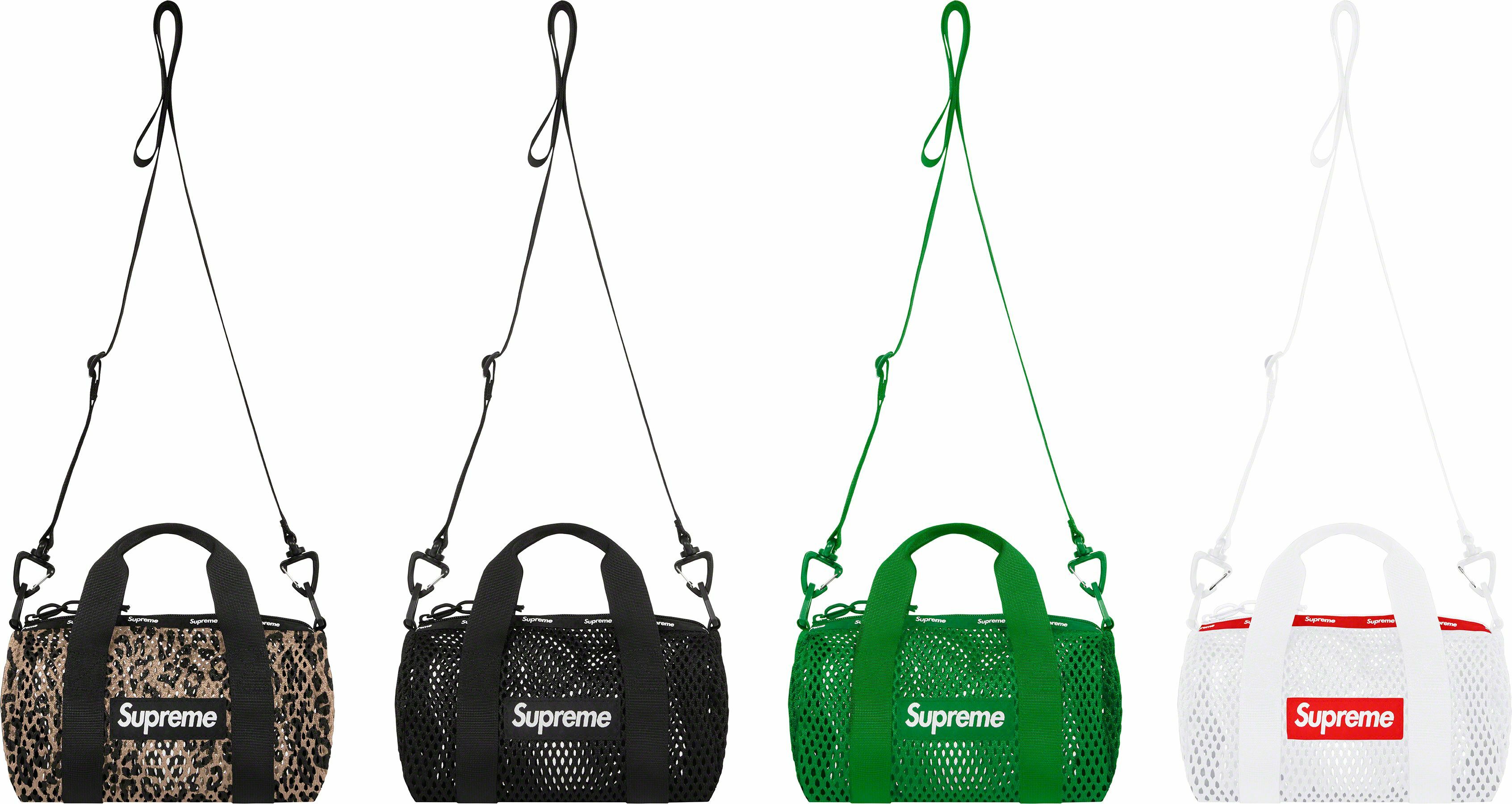 Supreme SS23 Mesh Mini Duffle Bag (4Colors)