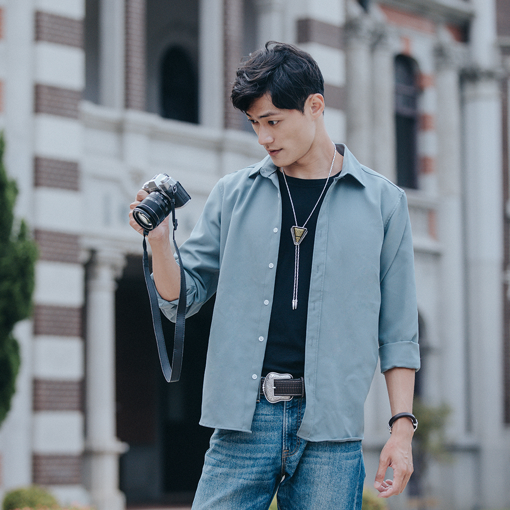 狂潮-蛇紋 金屬繩款 保羅領帶/BoloTie/美式領帶－快速出貨