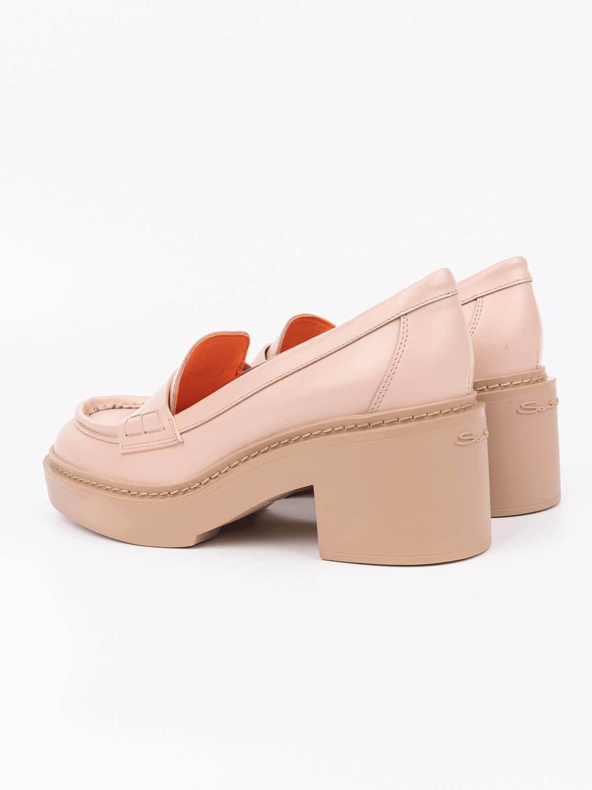 SANTONI 低粗跟樂福鞋