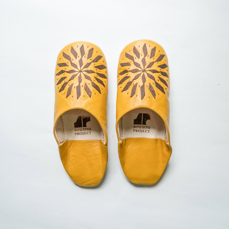 柏柏手工鞋 ｜天堂鳥 - 圓｜摩洛哥